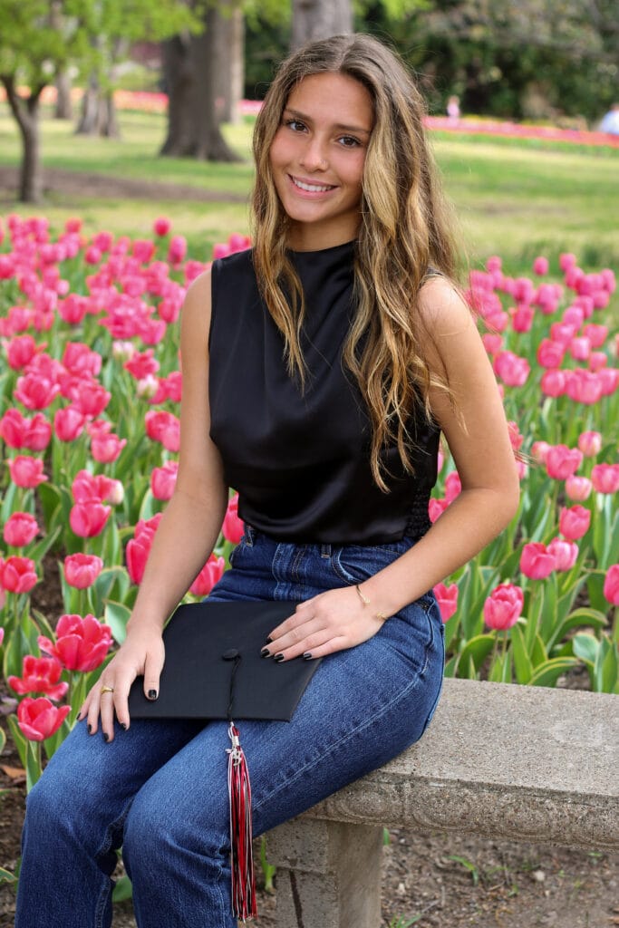 High school graduation portraits